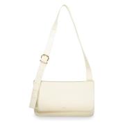 Stijlvolle Leren Crossbody Tas Jil Sander , Beige , Dames