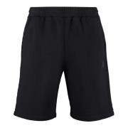 Star Collection Katoenen Bermuda Shorts Golden Goose , Black , Heren