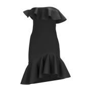 Elegante Zwarte Jurk voor Vrouwen Alexander McQueen , Black , Dames