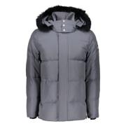 Gewatteerde parka met bont capuchon Moose Knuckles , Gray , Heren