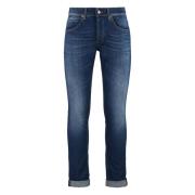 Klassieke 5-Pocket Jeans Dondup , Blue , Heren