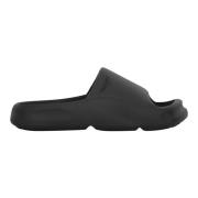 Geëmbosseerd Logo Rubber Slides Heron Preston , Black , Heren