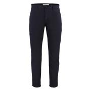 Stretch katoenen chino broek Department Five , Blue , Heren