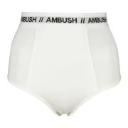 Contrast Logo Elastische Briefs Ambush , White , Dames