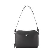 Leather handbags Courrèges , Black , Dames