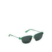 Stijlvolle Zonnebrillen voor Trendy Looks Bottega Veneta , Green , Dam...