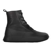 Hoge Leren Sneakers Ambush , Black , Heren