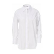 Etta Lange Mouw Blouse JC Sophie , White , Dames