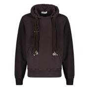 Geborduurde Hoodie met Zakken Ambush , Brown , Heren