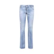 Customized Rivets 5-Pocket Jeans Dsquared2 , Blue , Dames