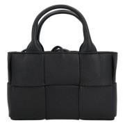 Leather totes Bottega Veneta , Black , Dames