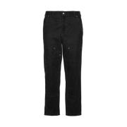 Denim Katoenen Broek met Goudkleurige Klinknagels Dickies , Black , He...