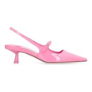 Lakleren Slingback Pumps Jimmy Choo , Pink , Dames