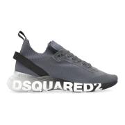 Gebreide sneakers met elastische neus Dsquared2 , Gray , Heren