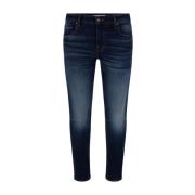 Klassieke Denim Jeans met 5 Zakken Guess , Blue , Heren