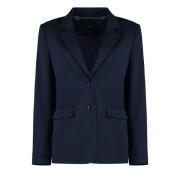 Klassieke Reverskraag Blazer Pinko , Blue , Dames