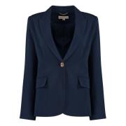 Colbert met reverskraag Michael Kors , Blue , Dames