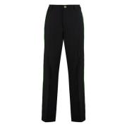 Gestreepte trackpants met logo Versace , Black , Heren