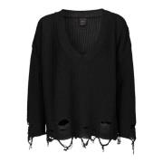 V-neck Knitwear Pinko , Black , Dames