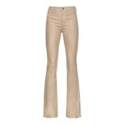 Flared Jeans Pinko , Beige , Dames