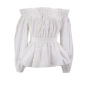 Klassiek Overhemd Alexander McQueen , White , Dames