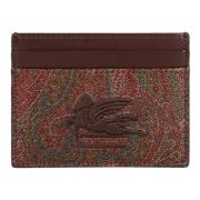 Paisley Motief Kaarthouder Etro , Brown , Heren