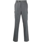 Straight Leg Pants Brunello Cucinelli , Gray , Heren