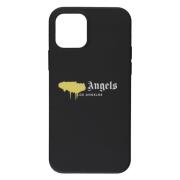 iPhone 12 Logo Detail Hoesje Palm Angels , Black , Heren