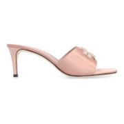 Eleanor Satijnen Sandalen Tory Burch , Pink , Dames