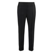 Chino broek van katoenmix Peserico , Black , Dames