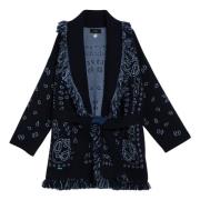 Korte Cardigan Trui Alanui , Blue , Dames