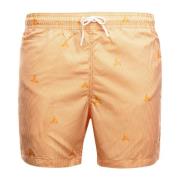 Heren Zwembroek Biarritz Oranje Polyester Jott , Orange , Heren