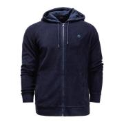 Heren Hoodie Ss23Mzip90-104 Navy Jott , Blue , Heren