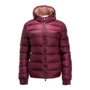 Bordeaux Gewatteerde Hoodiejas Fw22Wdow26-461 Jott , Red , Dames