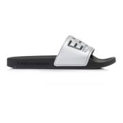 Unisex Zilveren Slippers Xcp001-Xcc22-A854 Emporio Armani EA7 , Gray ,...