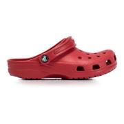 Rode Klassieke Unisex Sandalen Crocs , Red , Dames