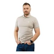 Heren Polo Shirt in Beige Hugo Boss , Beige , Heren