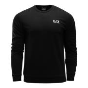 Heren Sweatshirt EA7 Emporio Emporio Armani EA7 , Black , Heren