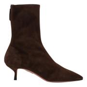 Middelhoge Enkellaars Aquazzura , Brown , Dames