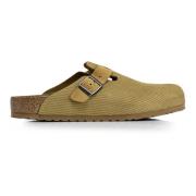 Bruine Suède Klompen Boston Stijl Birkenstock , Brown , Heren