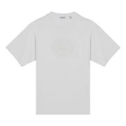 Korte Mouw Ronde Hals T-shirt Burberry , White , Heren