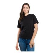 Dames T-shirt relaxed fit Champion , Black , Dames