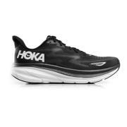 Heren Clifton 9 Sneakers Zwart Hoka One One , Black , Heren