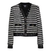 Korte Jas Balmain , Black , Dames