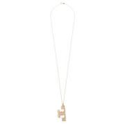 Hanger ketting met logo Tory Burch , Yellow , Dames