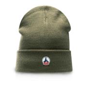 Winter Beanie Groene Gebreide Muts Jott , Green , Dames