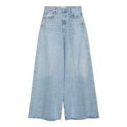 Palazzo Style Jeans Agolde , Blue , Dames