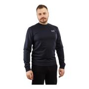 Heren Hoodie Navy Katoen Emporio Armani EA7 , Blue , Heren