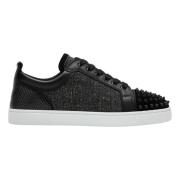 Lage Sneaker in Zwart Christian Louboutin , Black , Heren