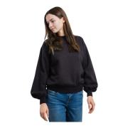 Relaxed Fit Dames Sweatshirt Champion , Black , Dames